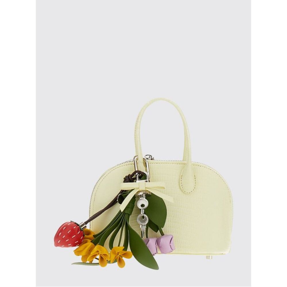 Self-Portrait Mini Python-Print Leather Handbag With Shoulder Strap
